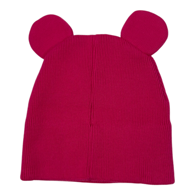 Gugguu cotton knitted beanie, raspberry | 52-53cm