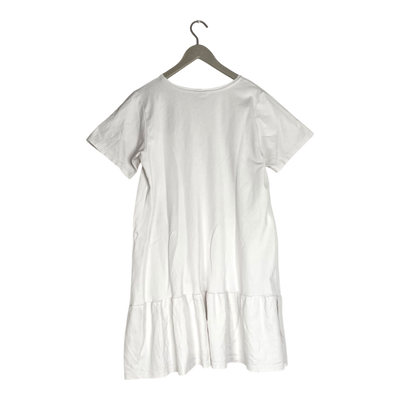 Kaiko ruffle t-shirt dress, white | woman L