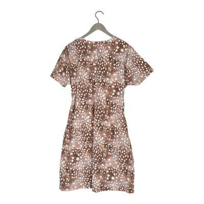 Kaiko t-shirt belted dress, copper bambi | woman XL