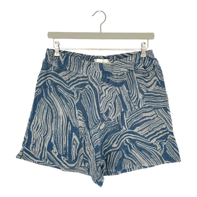Dedicated terry shorts, swirl blue | woman L
