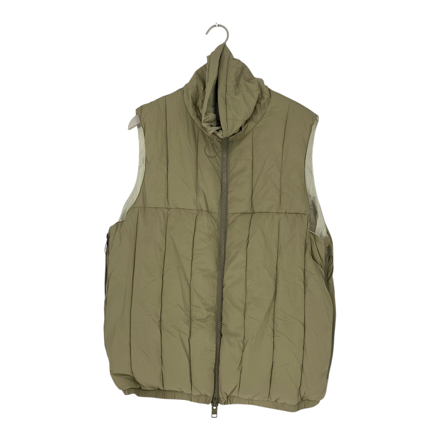 Embassy of Bricks and Logs broman puffer vest, green | unisex L