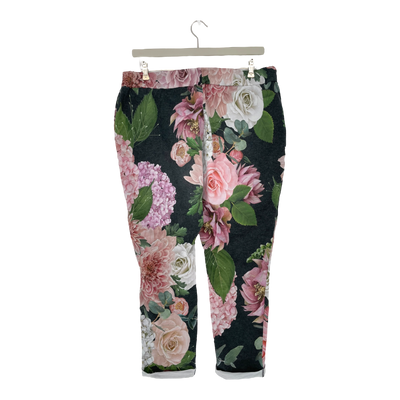Ommellinen kolmio sweatpants, kukkakimppu | woman 3XL