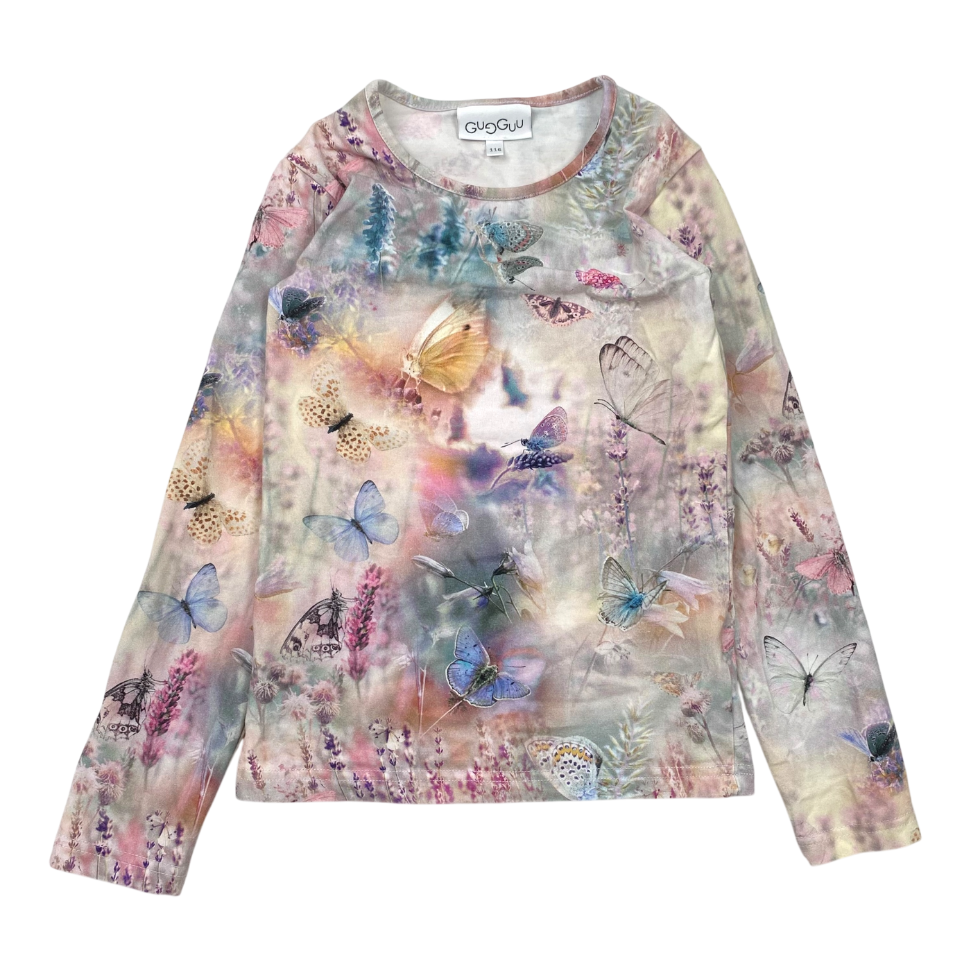 Gugguu shirt, butterfly | 116cm