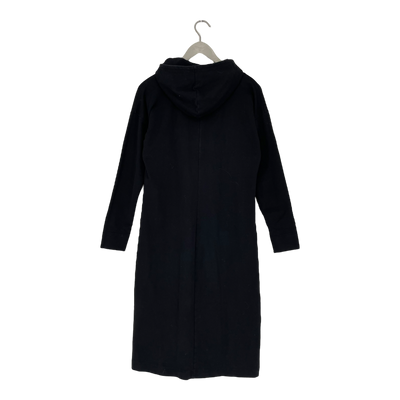 Ommellinen hoodie dress, black | woman XS