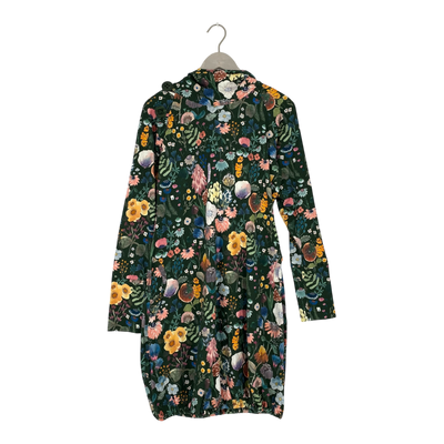 Versonpuoti hooded tricot dress, flowers | woman L