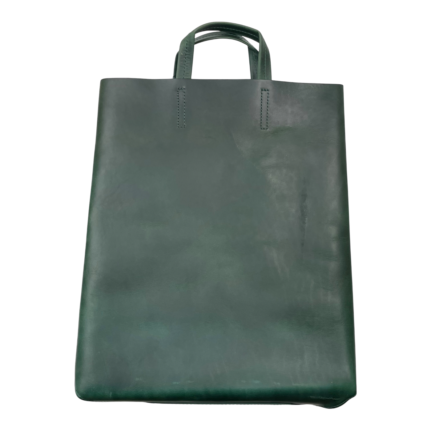 Harold's Bags kraud leather paperbag, green