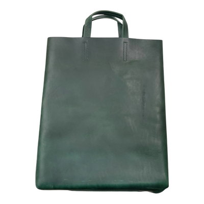 Harold's Bags kraud leather paperbag, green