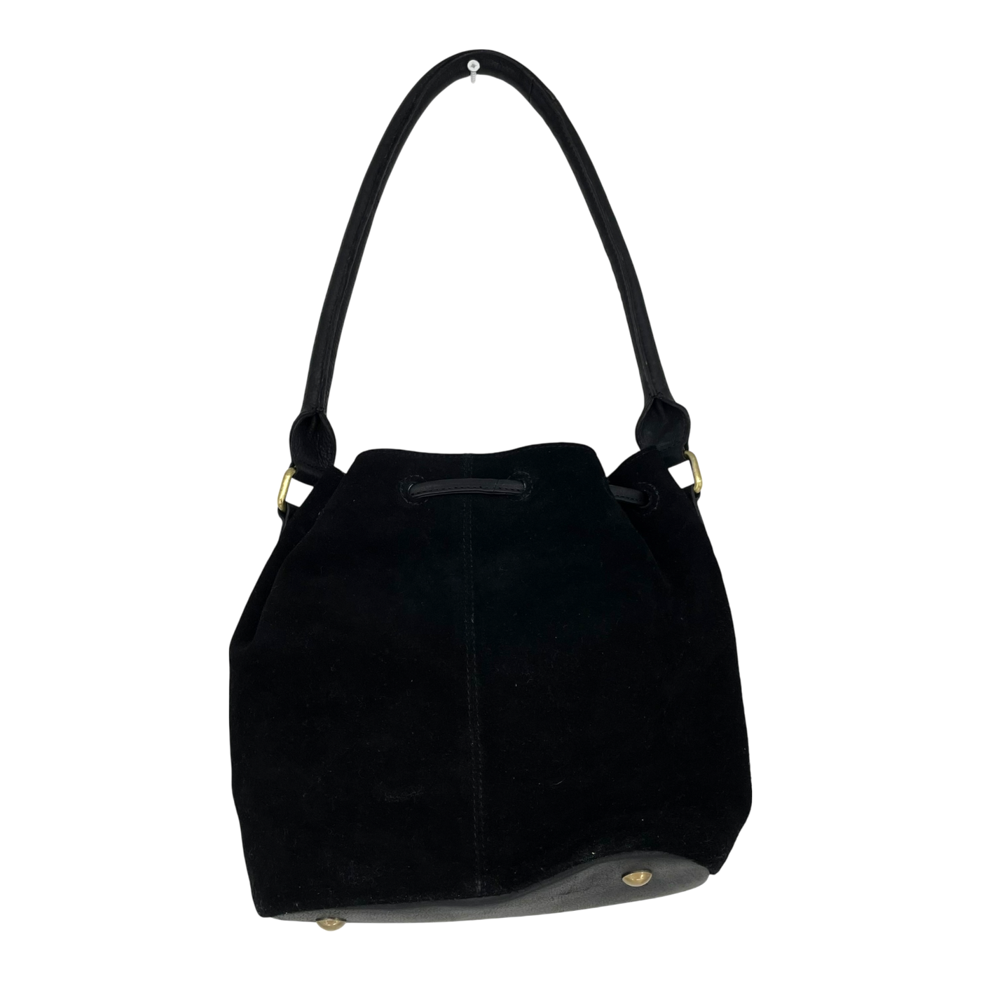 Holzrichter suede bucket bag, black