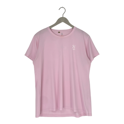 Haglöfs technical t-shirt, misty rose | woman 2XL