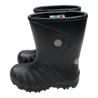 Reima winter rain boots, black | 27/28
