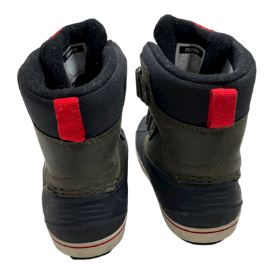 Reima coconi winter duck boots, dark green | 24/25