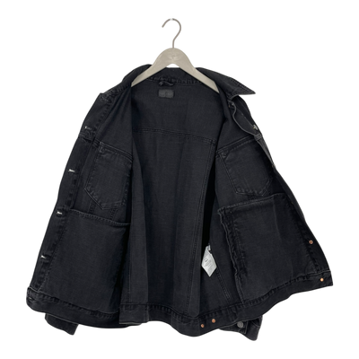 Nudie Jeans denim jacket, black | unisex L