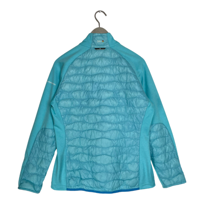 Peak Performance helium hybrid down jacket, turquoise | woman XL