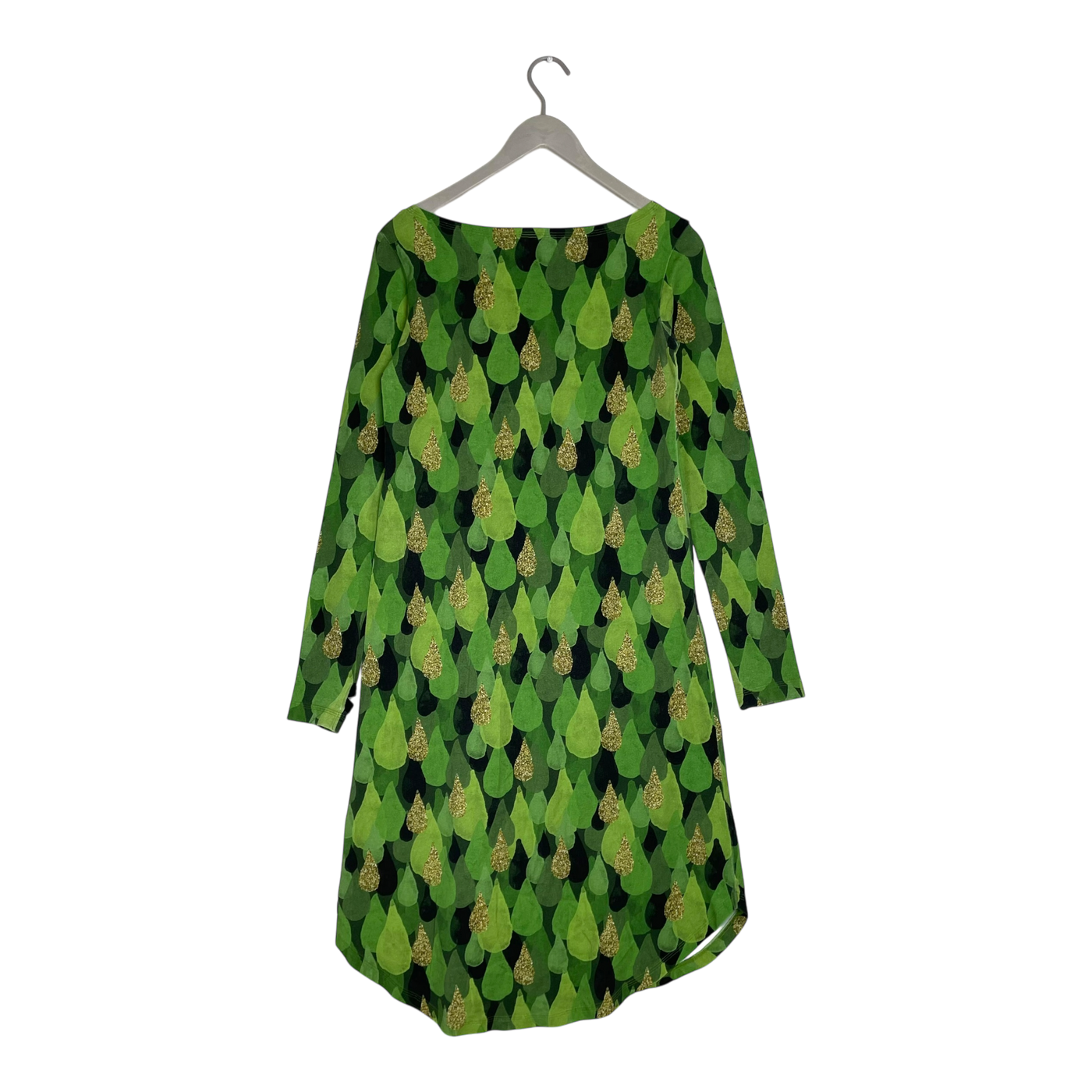 Ommellinen Kamoon dress, green drops | woman S