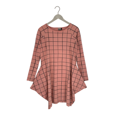 Papu kanto dress, pink squares | woman S