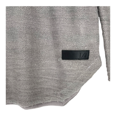 Tiger of Sweden rag knit sweater, grey | man L