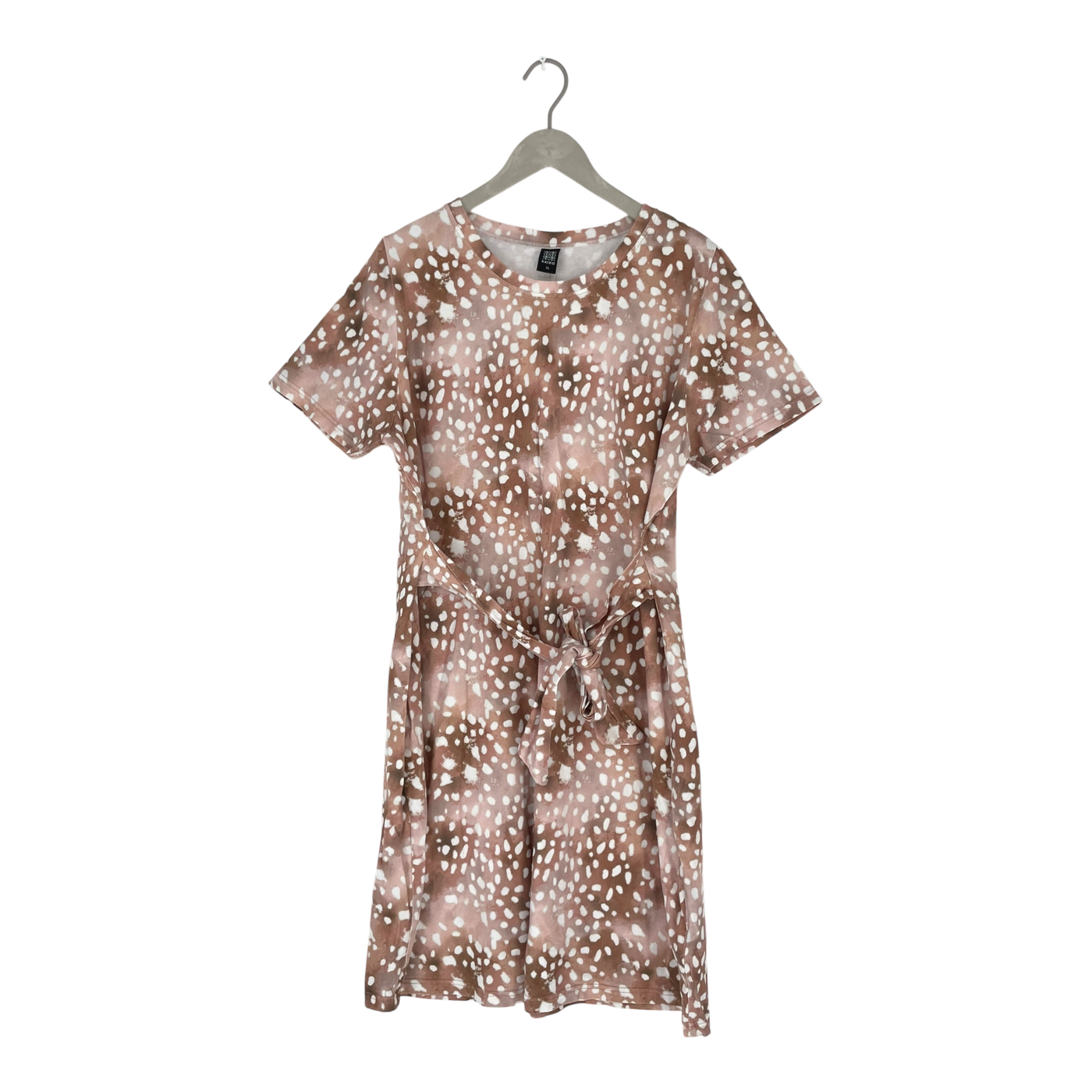 Kaiko t-shirt belted dress, copper bambi | woman XL