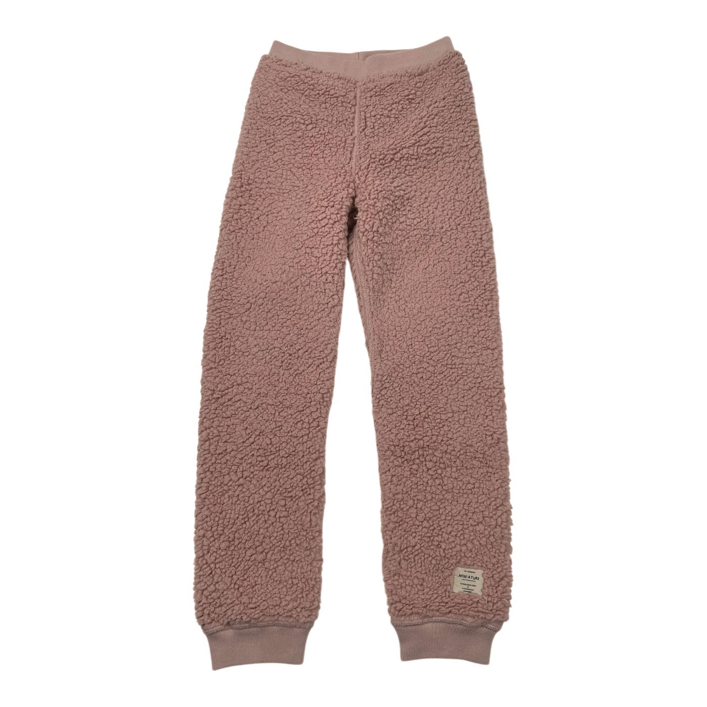 Mini A Ture furry pants, pink | 128cm