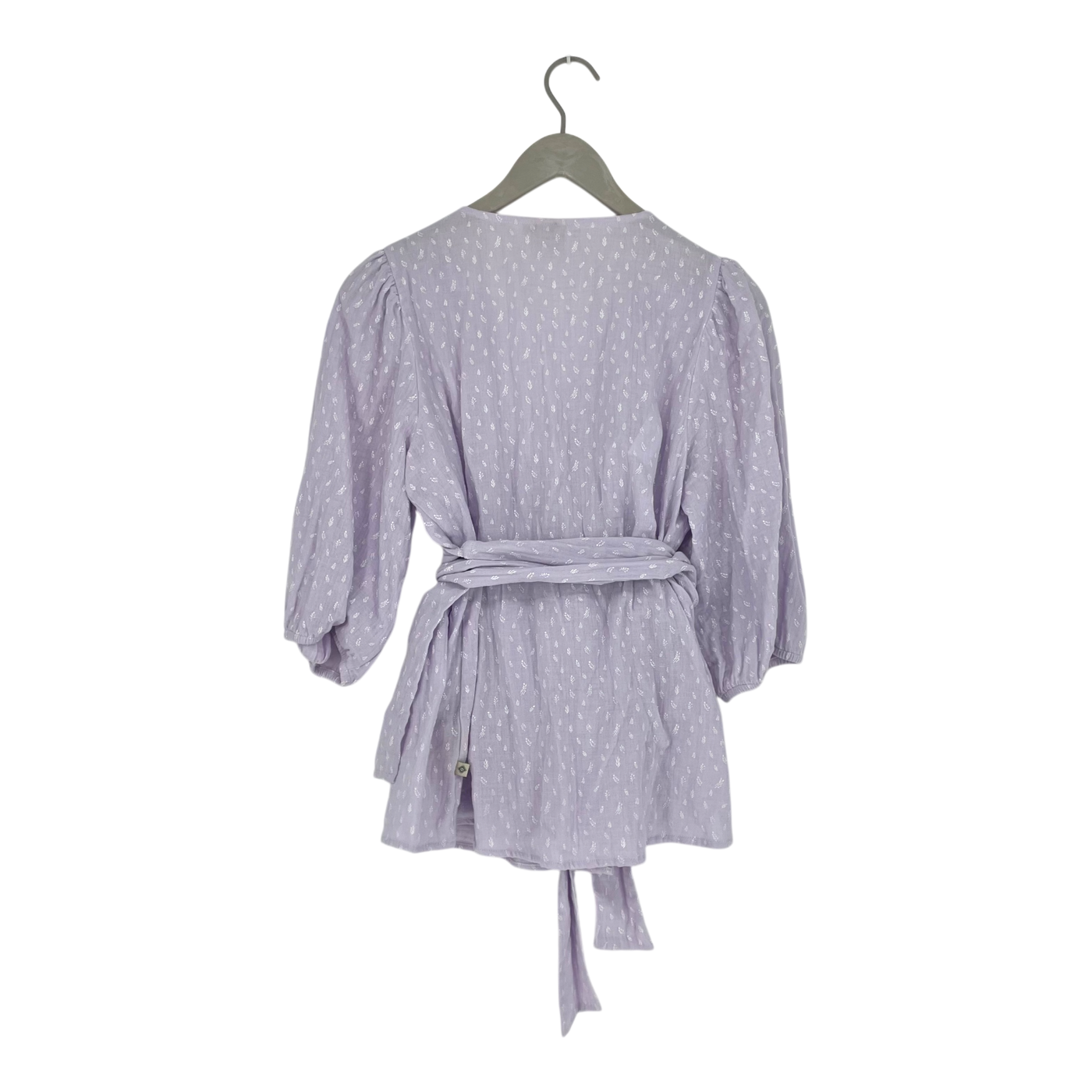 Kaiko muslin wrap blouse, mauve | woman S