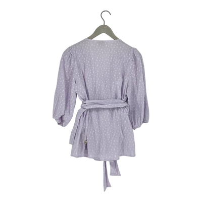 Kaiko muslin wrap blouse, mauve | woman S