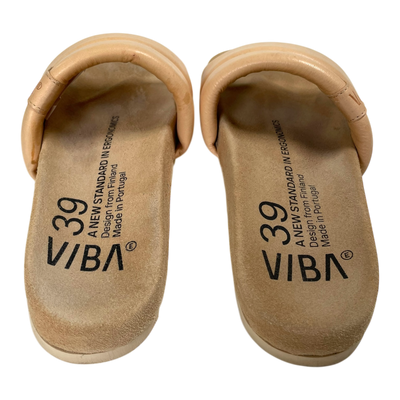 VIBAe Porto leather sandals, desert nude | 39