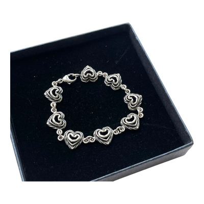 Kalevala Koru talon sydän bracelet, silver | kids