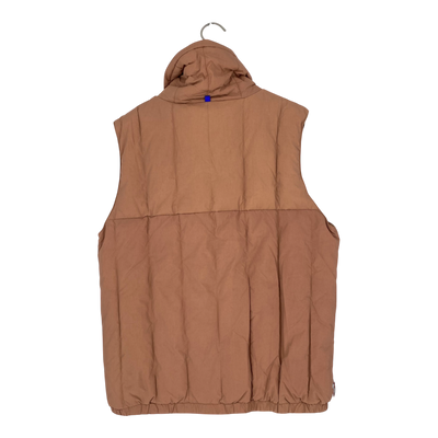 Embassy of Bricks and Logs broman puffer vest, brown sugar | unisex S