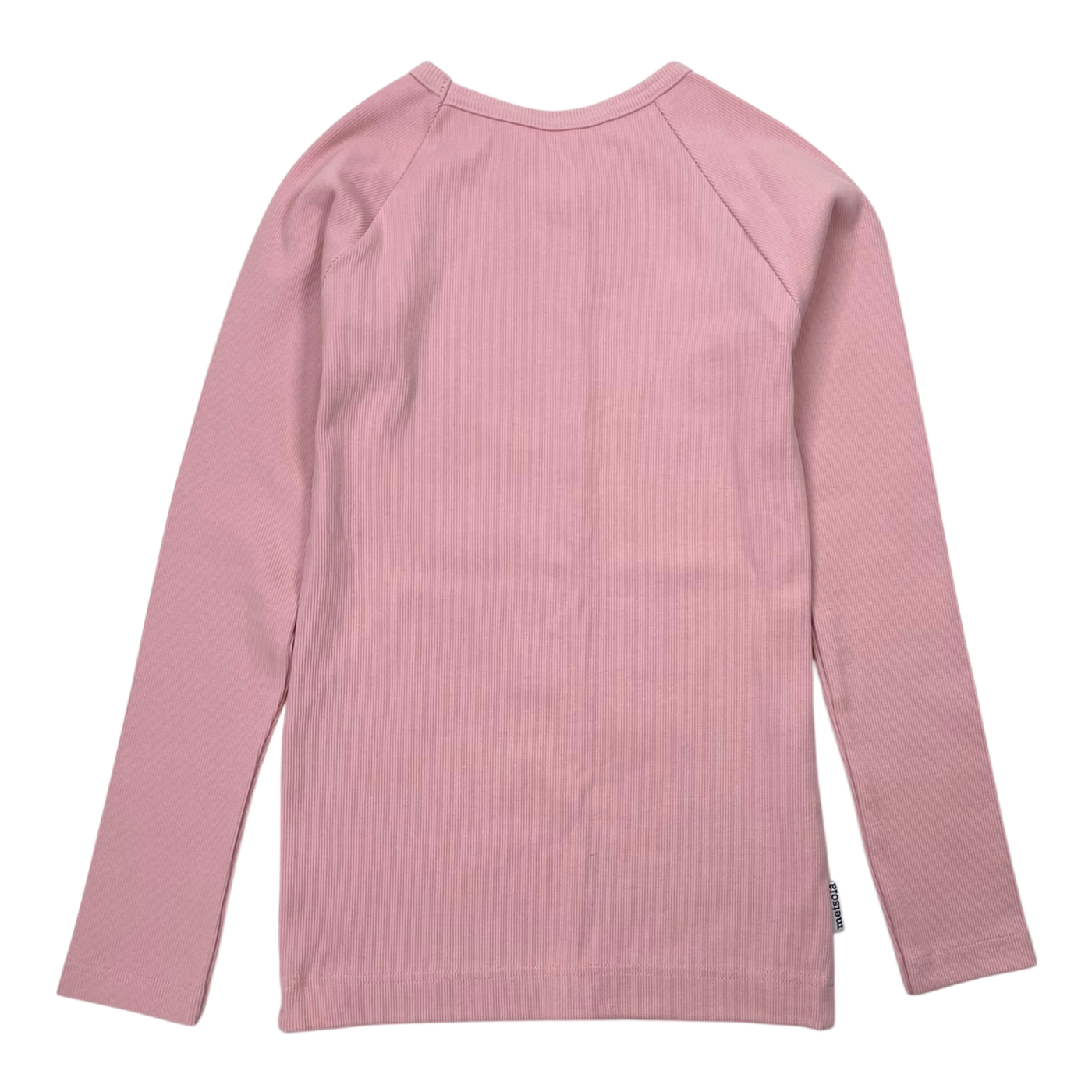 Metsola rib shirt, pink | 134cm