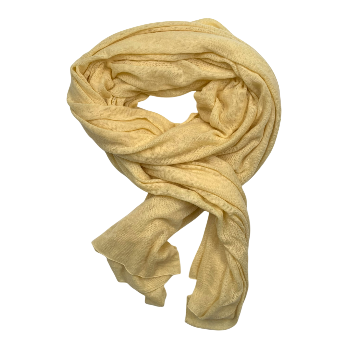 Kaiko cashmere scarf, light yellow | woman onesize