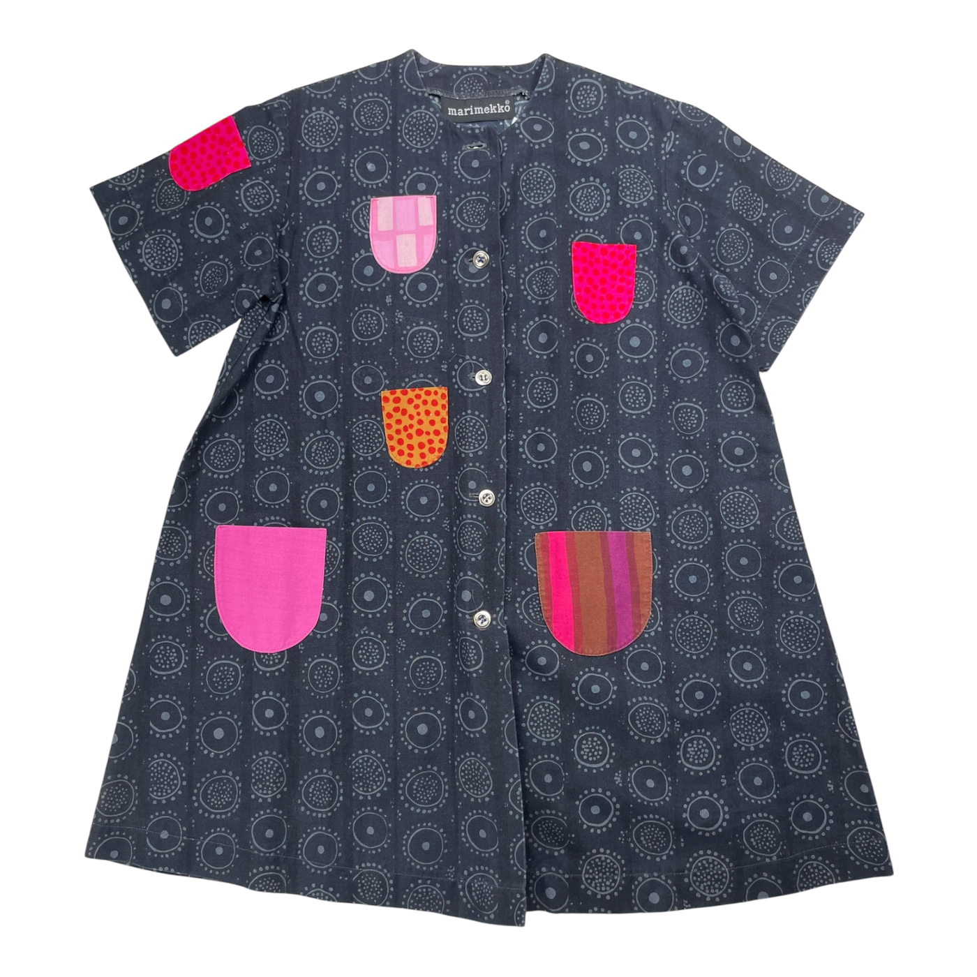 Marimekko taskumekko dress, pockets | 120cm