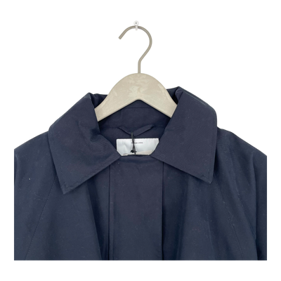 Embassy of Bricks and Logs edmonton parka, dark navy | woman S