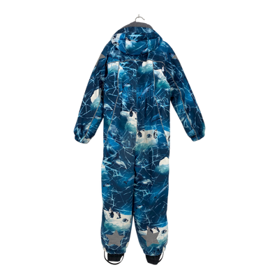 Molo polaris fur winter overall, blue | 128cm