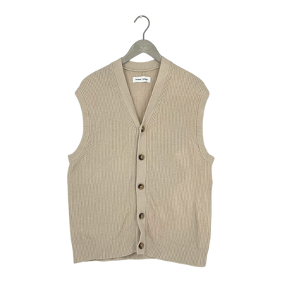 Samsøe Samsøe knitted vest, wheat | man M