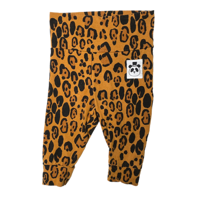 Mini Rodini basic leggings, leopard | 62cm