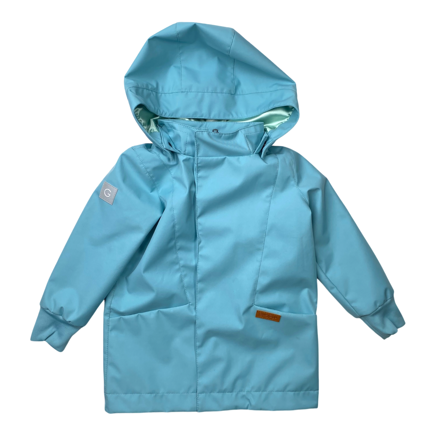 Gugguu flash midseason jacket, aqua blue | 92cm