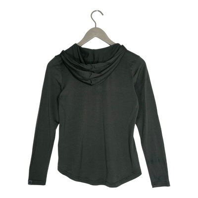 North Outdoor merino shirt, hunter green | woman S