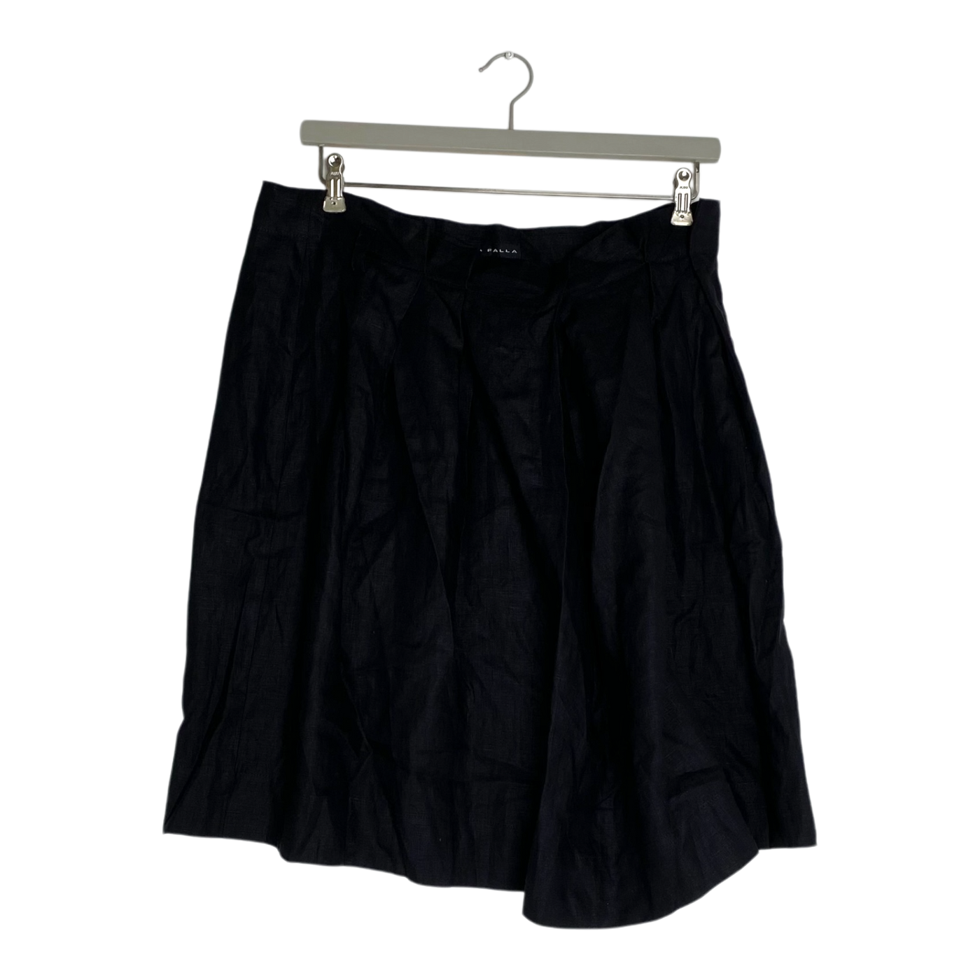 Ritva Falla linen skirt, black | woman 40