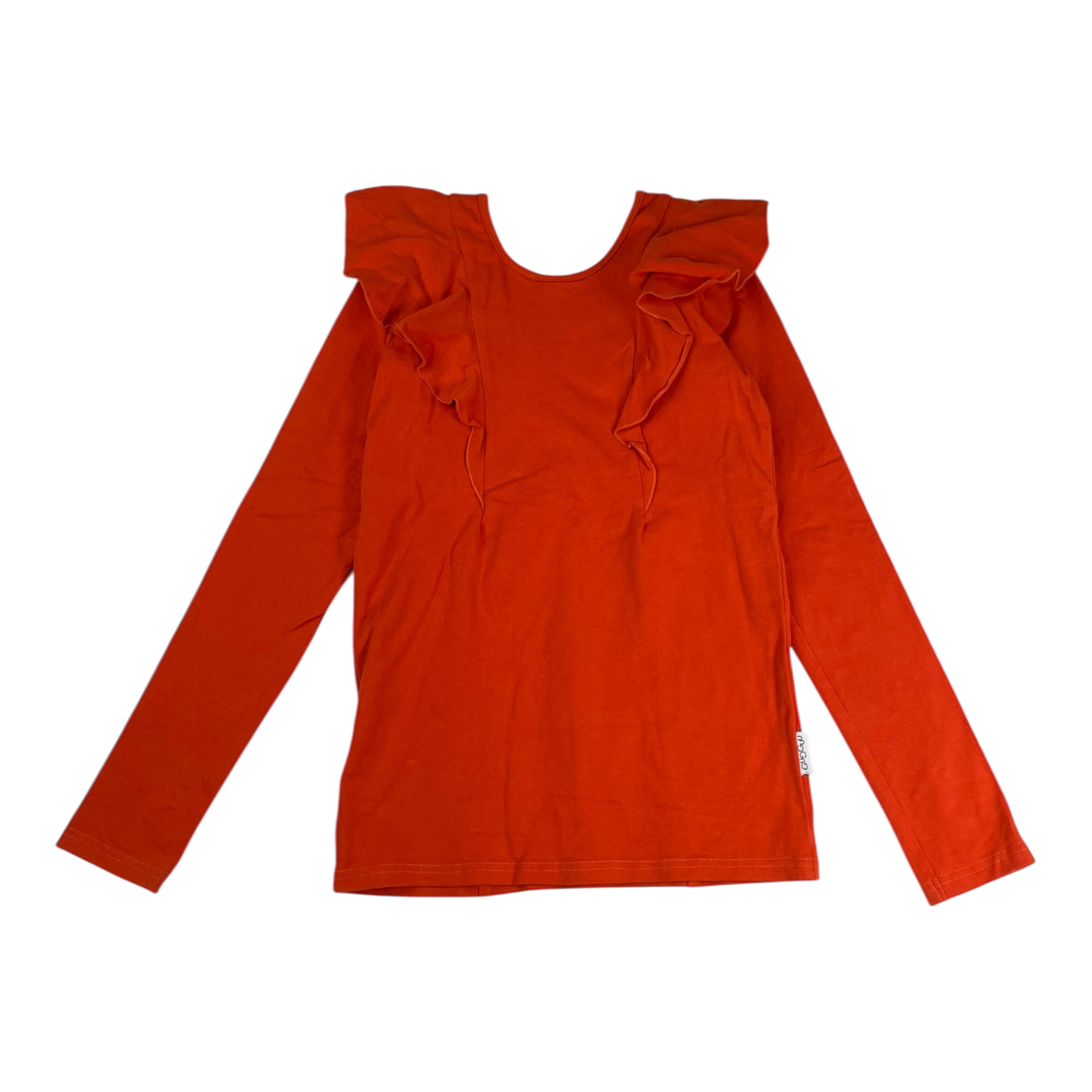 Gugguu frill shirt, flame | 146cm