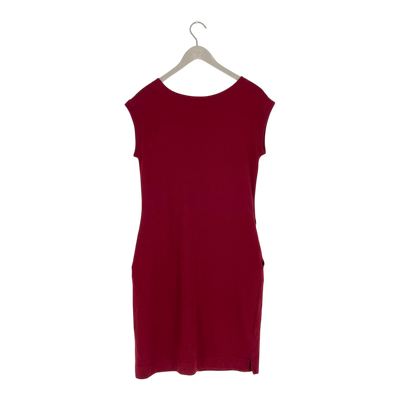 North Outdoor ros merino dress, ruby | woman S
