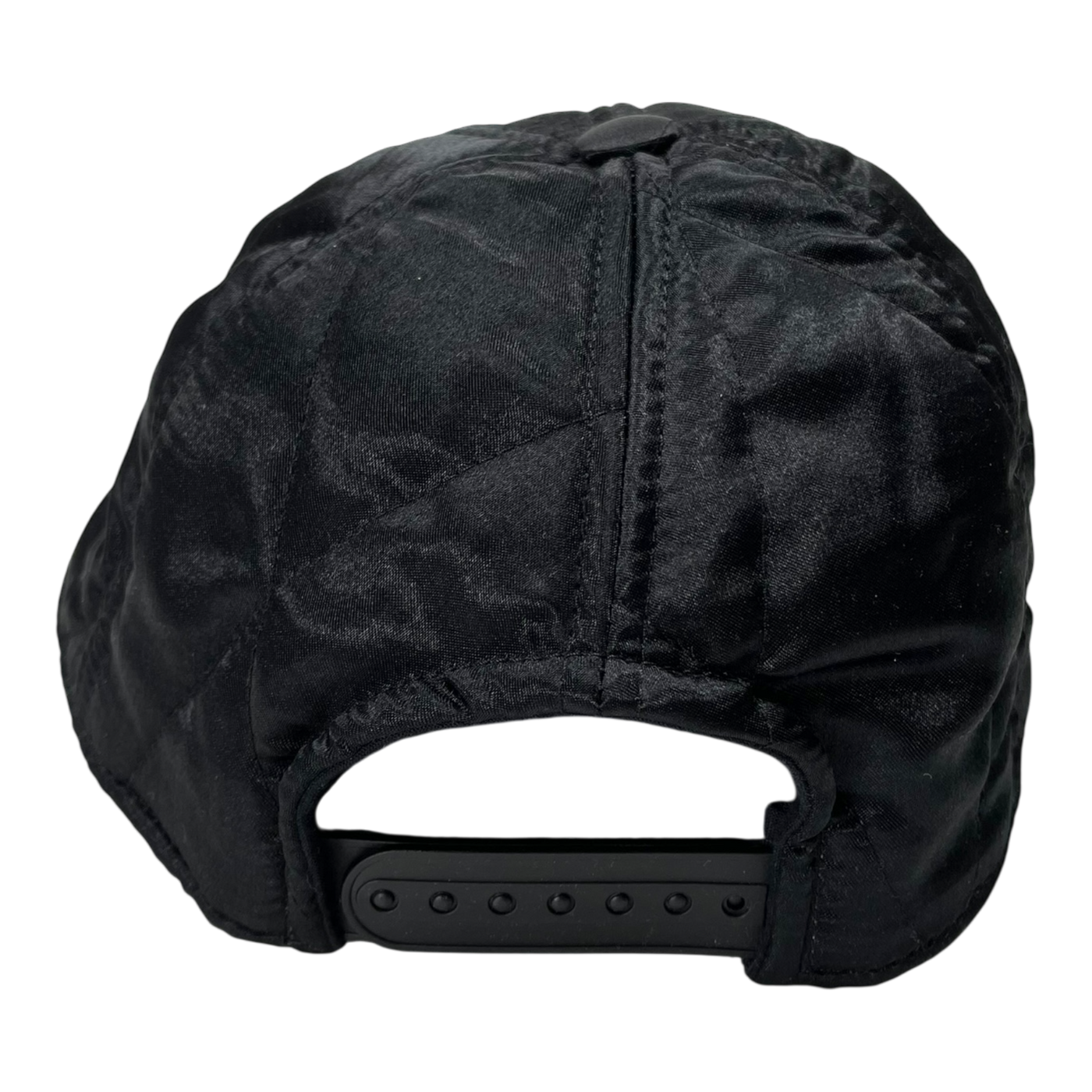 Vimma quilted satin cap, black | onesize