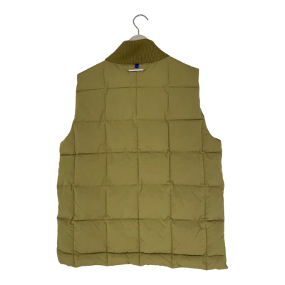 Embassy of Bricks and Logs warwich puffer vest, green | unisex L