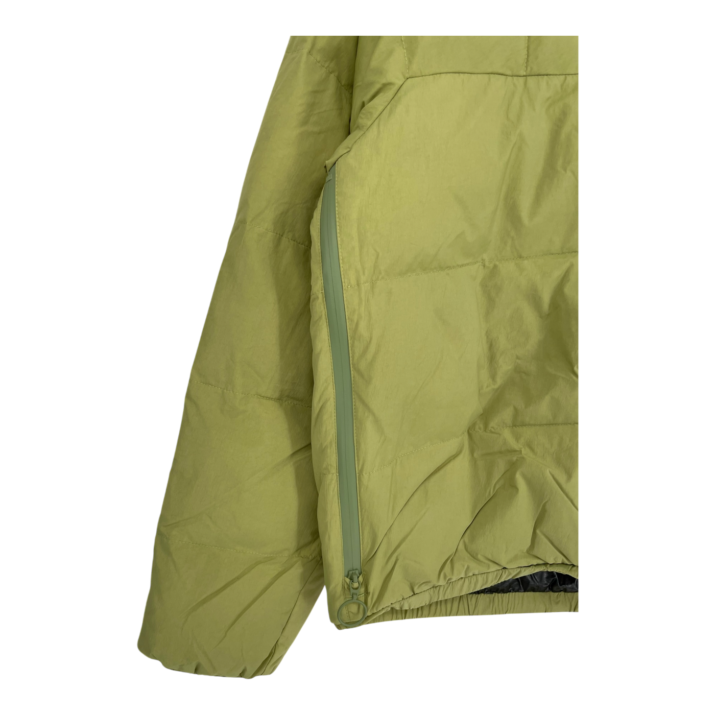 Embassy of Bricks and Logs puffer jacket, green | unisex L