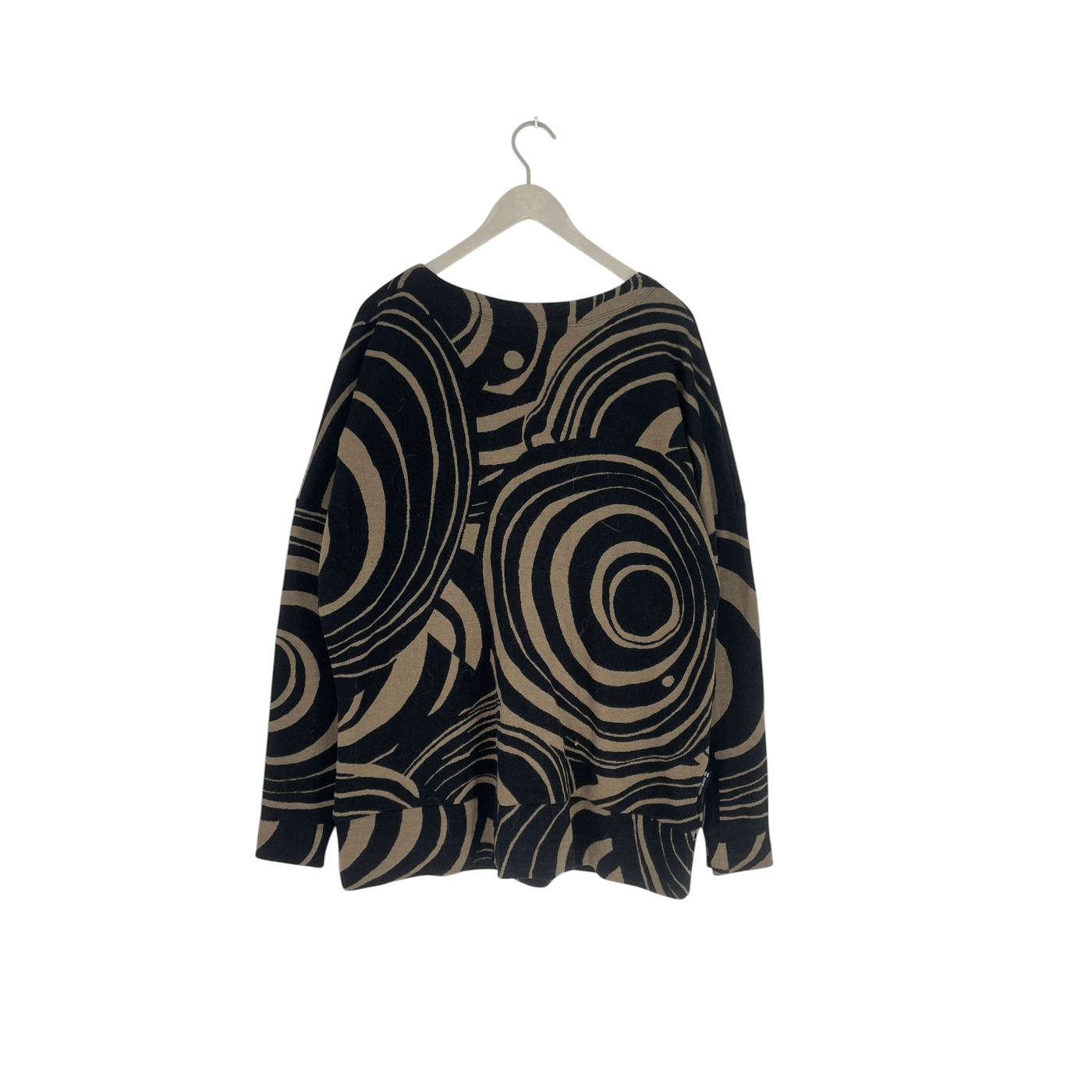Ommellinen merino shirt, black | woman 3XL