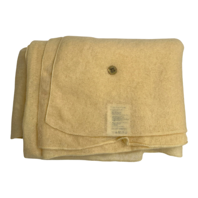 Kaiko cashmere scarf, light yellow | woman onesize