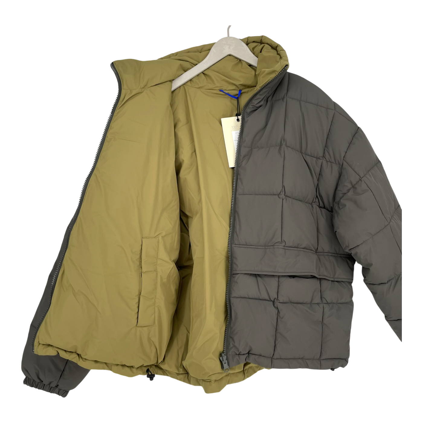 Embassy of Bricks and Logs cawston puffer jacket, black olive | unisex L