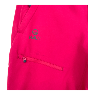 Halti pallas warm x-strech pants, raspberry | woman 36