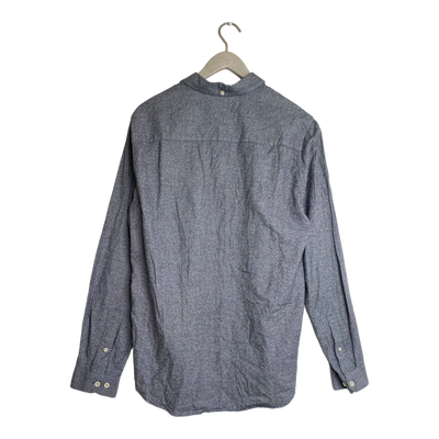 Samsøe Samsøe collar shirt, grey | unisex XL