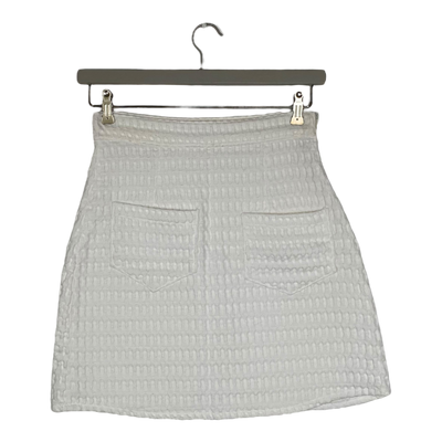 Aniela Parys miriam waffle skirt, white | woman S