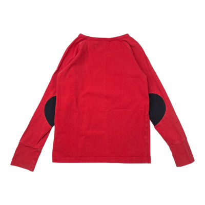 Papu patch shirt, red | 122/128cm