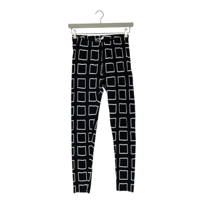 Mainio leggings, black & white | woman L/XL